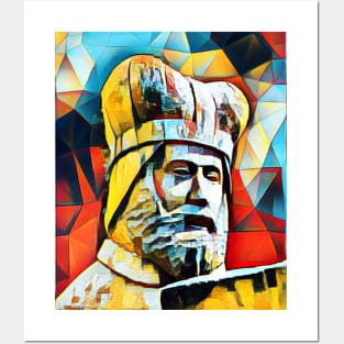 Geoffrey of Monmouth Abstract Portrait | Geoffrey of Monmouth Artwork 2 Posters and Art